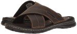 Rockport Men's Brown Leather Slide Sandal - Size 10