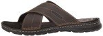 Rockport Men's Brown Leather Slide Sandal - Size 10