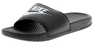Nike Men's Just Do It Athletic Sandals, Black/White