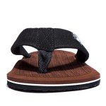 NeedBo Men's Lightweight Thong Sandals - Brown