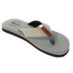 Alpine Swiss Men's Comfort Flip Flops - Gray