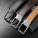 Men's Genuine Leather Adjustable Ratchet Belt