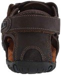 Nunn Bush Men's Brown Closed Toe Outdoor Sandal