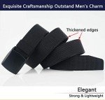 LionVII Men's Nylon Casual Belt - Adjustable Fit