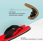 NeedBo Men's Lightweight Thong Sandals - Brown