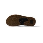 Reef Men’s Fanning Flip-Flops in Black/Silver 13