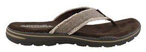 Skechers Men's Arven Chocolate Fashion Sandals