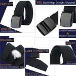 LionVII Men's Nylon Casual Belt - Adjustable Fit