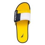 Nautica Men's Adjustable Comfort Slide Sandal - Yellow