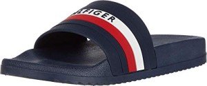 Tommy Hilfiger Men's Dark Blue Riker Slide Sandals