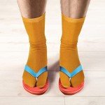 6 Pairs Elastic Two-Toe Tabi Socks for Men