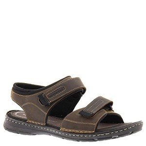 Rockport Men's Darwyn Brown Slide Sandal, Size 11.5