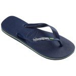 Havaianas Men's Brazil Logo Flip Flops – Navy Blue