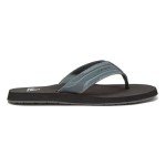 Quiksilver Men’s Flip Flop Sandal in Grey/Black