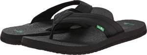 Sanuk Men's BEER COZY 2 Sandal - Black