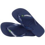 Havaianas Men's Brazil Logo Flip Flops – Navy Blue