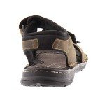 Rockport Men's Darwyn Brown Slide Sandal, Size 11.5