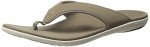Spenco Men's Walnut Yumi Flip Flops, Size 12