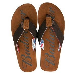 Budweiser Men's Thong Sandals - Size XL 13/14