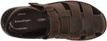 Rockport Men's Brown Fisherman Sandals, Size 10 Wide