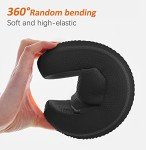 Men's Lightweight Non-Slip Shower Slippers - Black