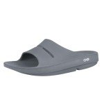 OOFOS Unisex Slide Sandal in Slate