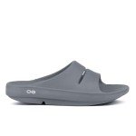 OOFOS Unisex Slide Sandal in Slate