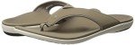Spenco Men's Walnut Yumi Flip Flops, Size 12