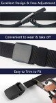 LionVII Men's Nylon Casual Belt - Adjustable Fit