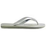 Havaianas Men's Brazil Logo White Flip Flops