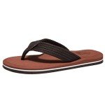 Men's Lightweight Comfort Flip Flops - Brown