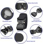 Men's 3-Pack Tactical Heavy-Duty Belts with Buckles