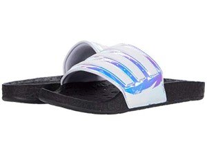 adidas Adilette Boost Slide Sandals - Iridescent/White/Black