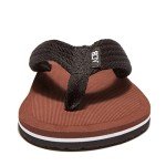 Men's Lightweight Comfort Flip Flops - Brown