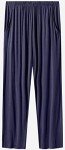 Men's Modal Pajama Set with Pockets - Navy XL