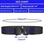 Men's 3-Pack Tactical Heavy-Duty Belts with Buckles