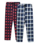 JINSHI Men's Breathable Loungewear Pajama Pants 3-Pack