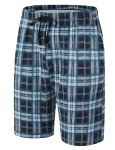 MoFiz Men's Plaid Sleep Shorts - 3 Pack