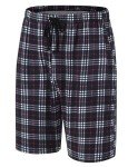 MoFiz Men's Plaid Sleep Shorts - 3 Pack