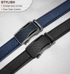 KEMISANT Men's Adjustable Ratchet Belt Set