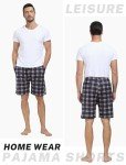 MoFiz Men's Plaid Sleep Shorts - 3 Pack