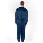 Men's Fleece Pajama Set - Winter Loungewear