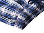 MoFiz Men's Plaid Pajama Shorts, 3-Pack, Size L