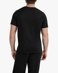Men's Black Short Sleeve Pajama Set - Large