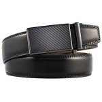 Men's Adjustable Leather Ratchet Belt – 2 Pack