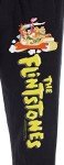 Vintage Flintstones Pajama Pants for Men - Black