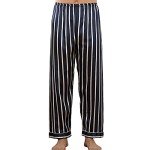 Men's Lightweight Satin Pajama Pants with Pocket