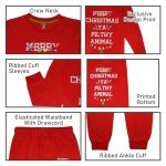 Men's Christmas 2-Piece Soft Cotton Loungewear Set