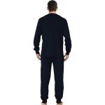 Navy Men's Christmas Pajama Set, XL