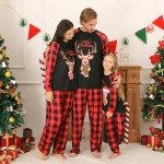 Matching Christmas Pajamas Set for Men and Women